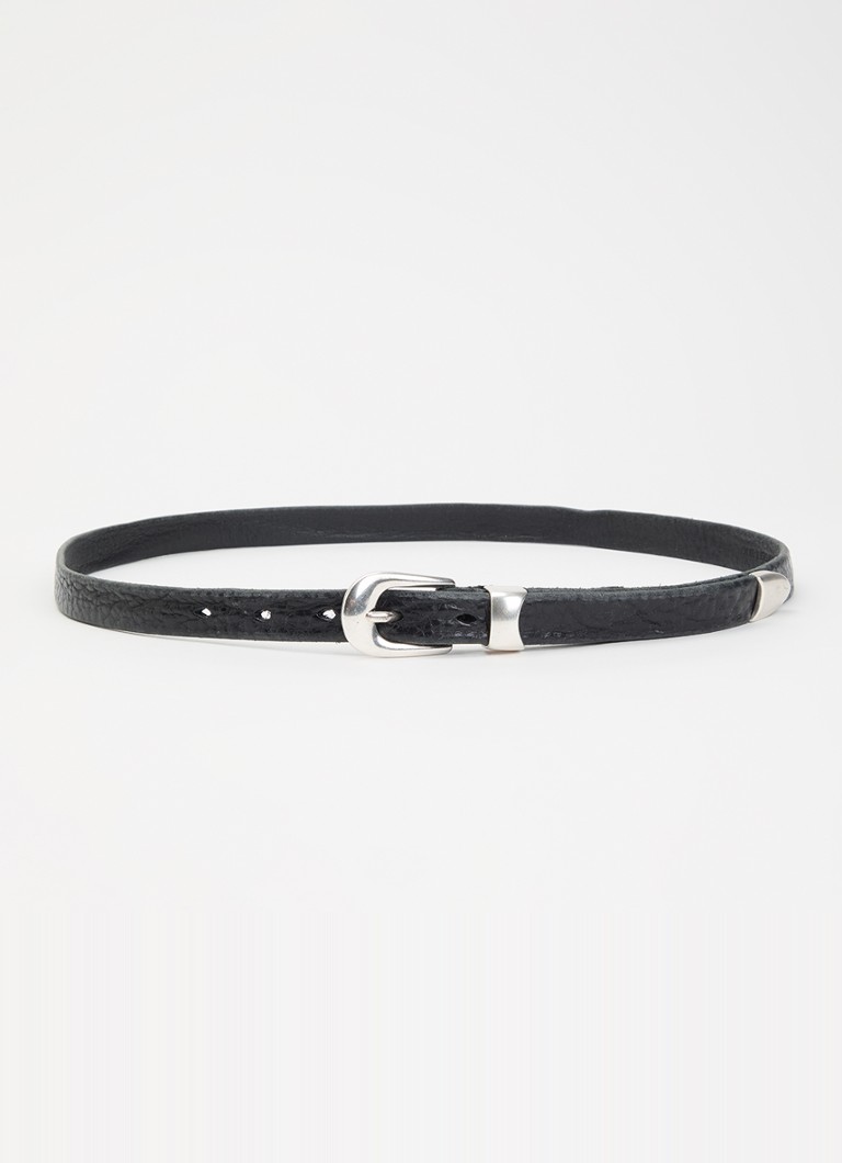 Our Legacy Heren Riem van kalfsleer in de kleur Zwart, maat: 80