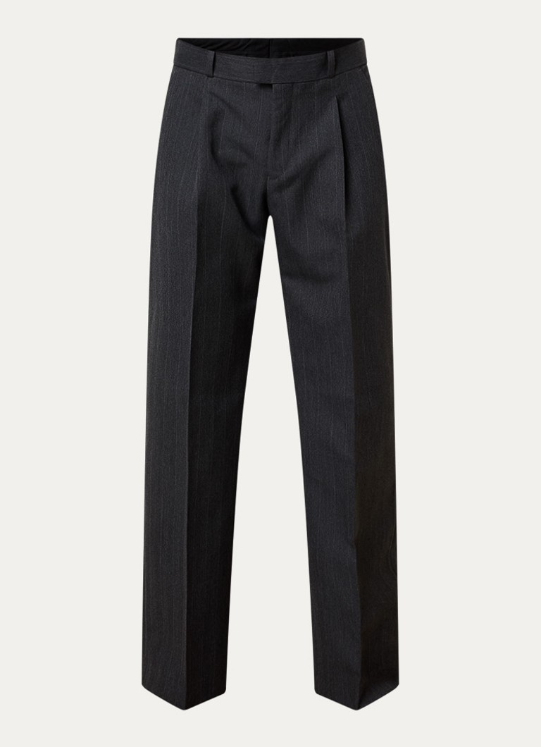 Our Legacy Heren Straight fit pantalon met steekzakken in de kleur Donkergrijs, maat: 48