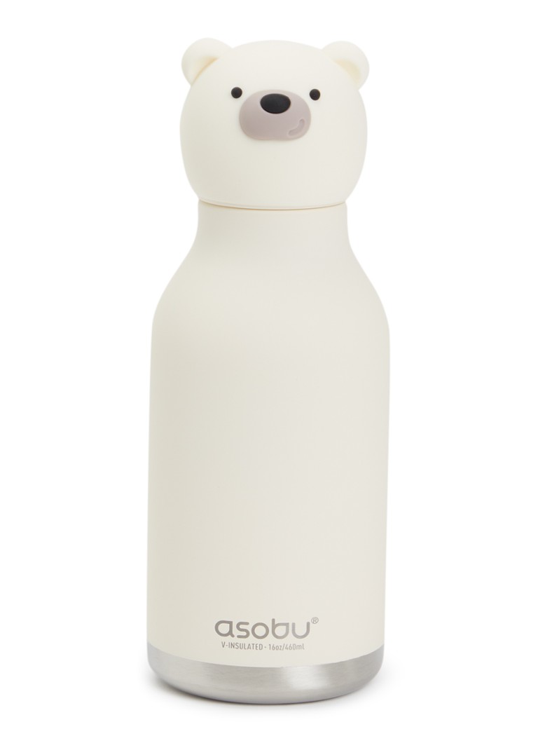 Asobu Bear Bestie waterfles 46 cl Wit - Deal