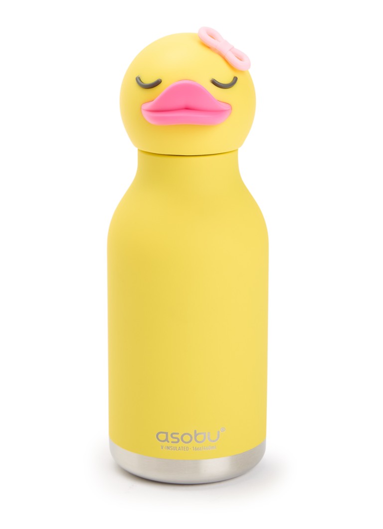 Asobu Ducky Bestie waterfles 46 cl Geel - Deal