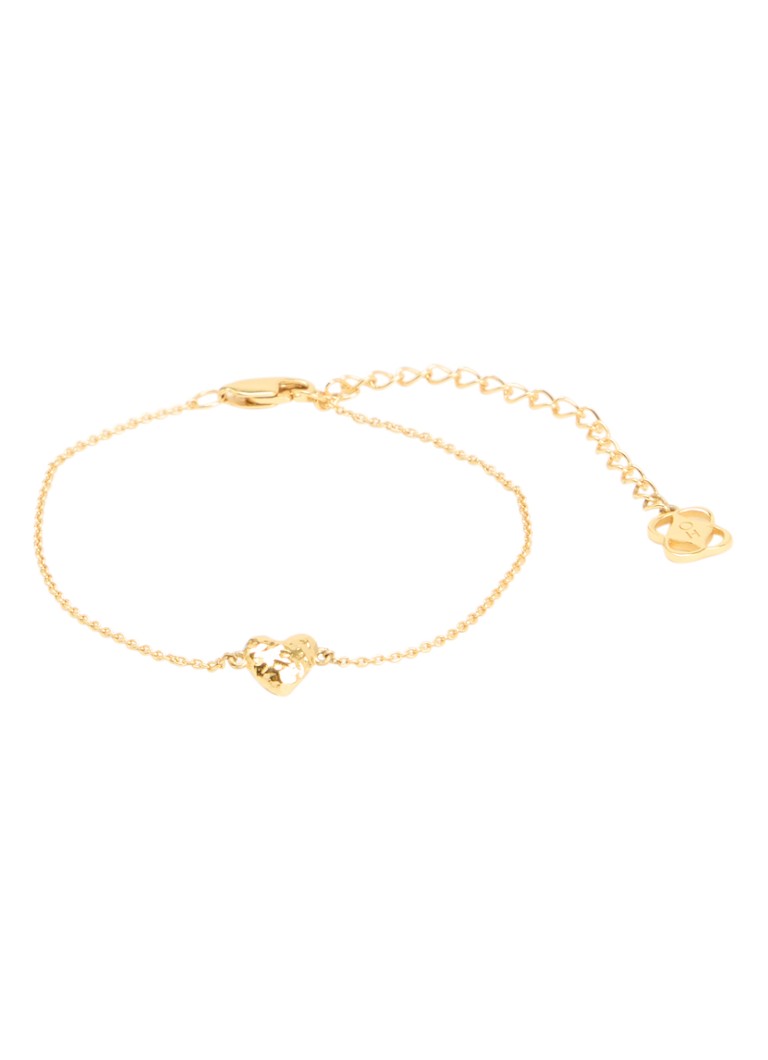 Ottoman Hands Dames Single Heart armband verguld