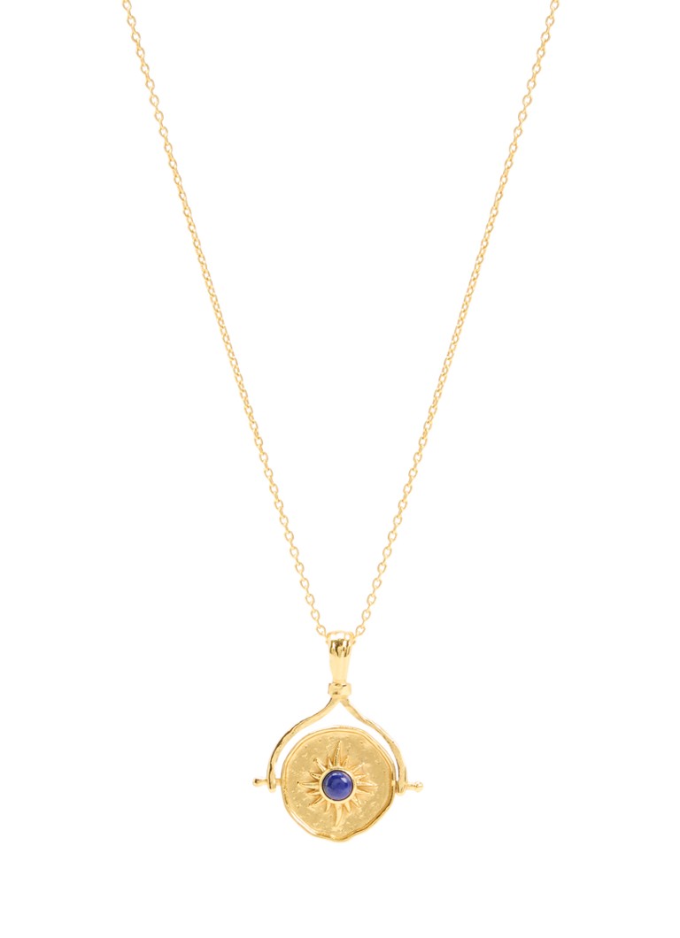 Ottoman Hands Dames Lapis Sun Rotating ketting verguld