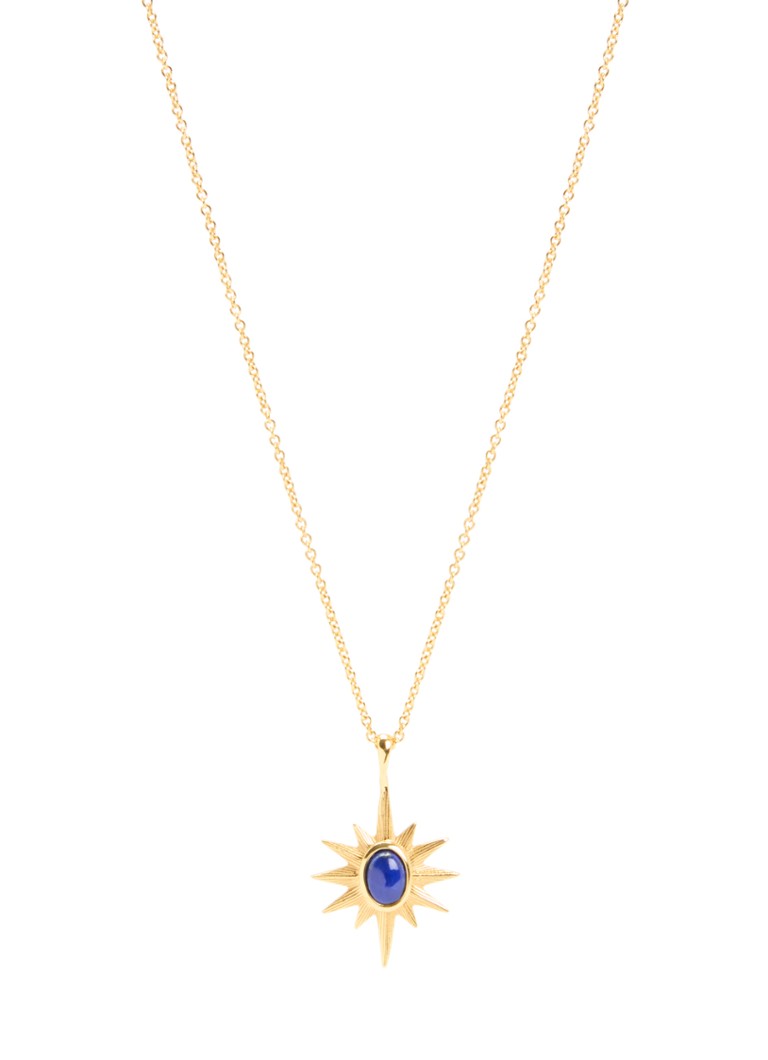 Ottoman Hands Dames Lapis Star ketting verguld