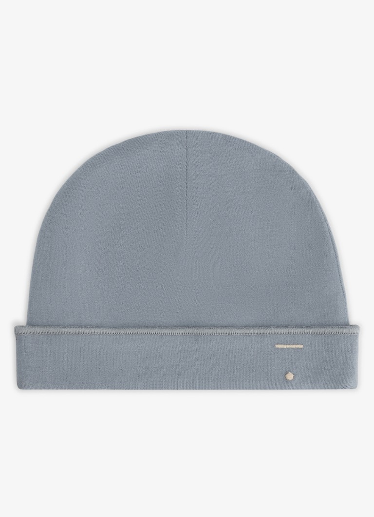 Gray Label Jongens Fijngebreide muts in katoenblend in de kleur Grijs, maat: NB=50