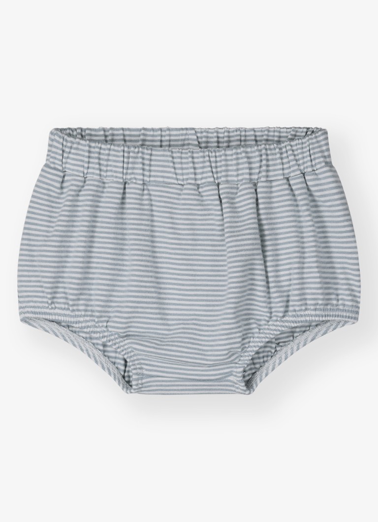 Gray Label Meisjes Bloomer met streepprint in de kleur Blauw, maat: 6-9M=68