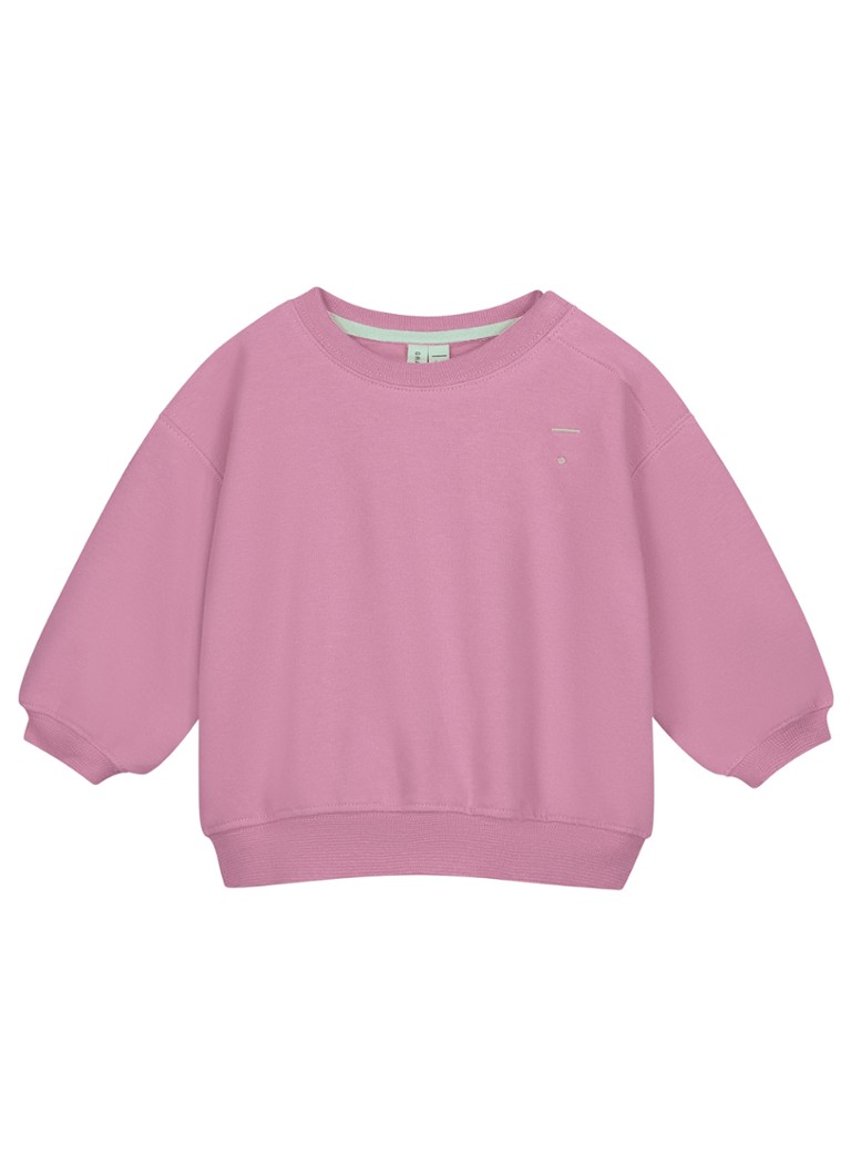 Gray Label Sweater met ronde hals in de kleur Lichtroze, maat: 18M-24M=86