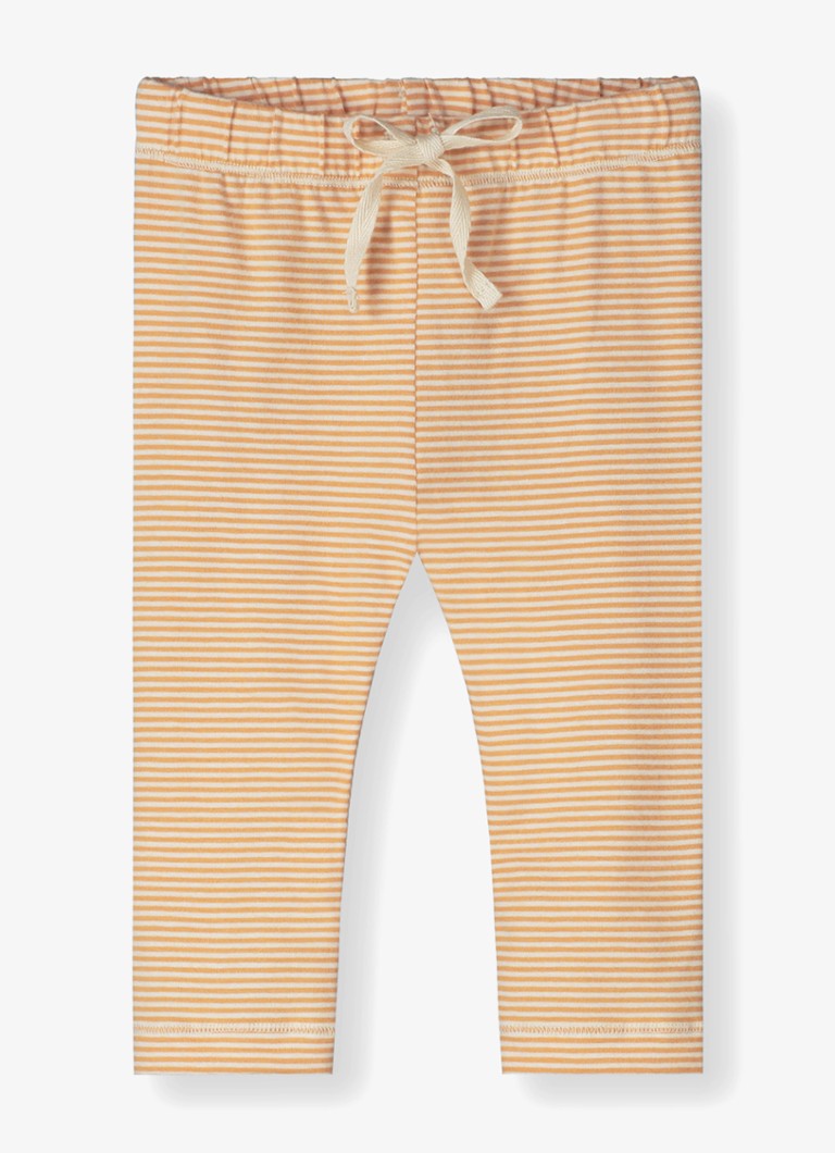 Gray Label Jongens Legging met streepprint in de kleur Gebroken wit, maat: 18-24M=86