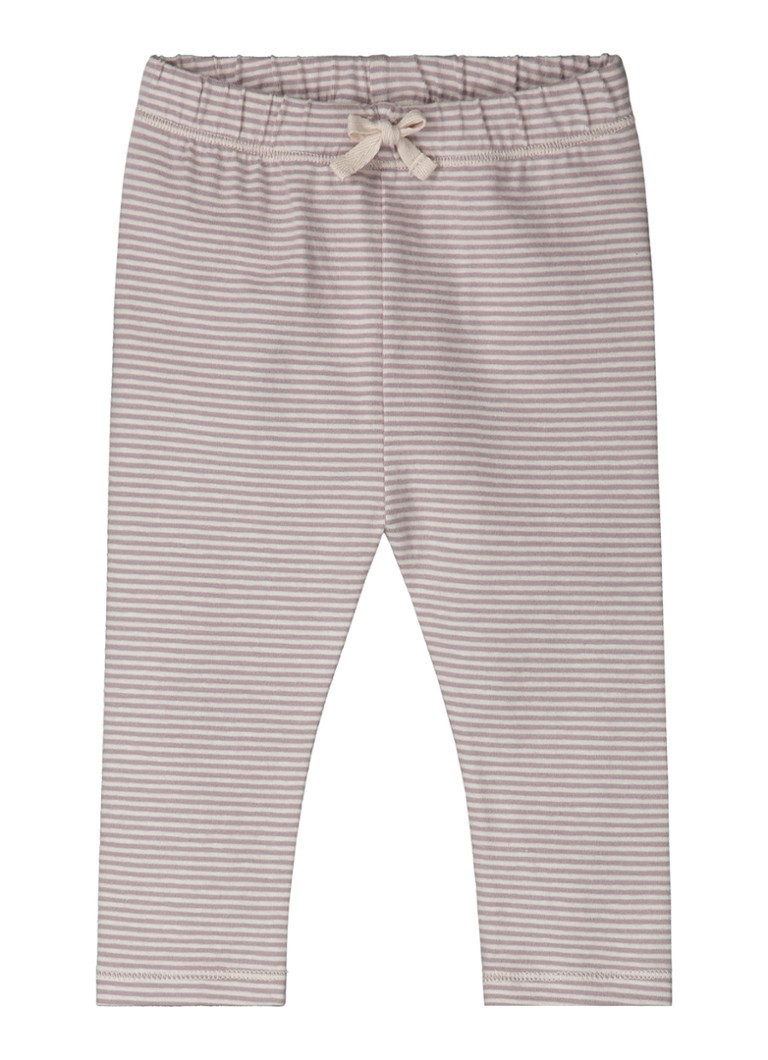 Gray Label Meisjes Legging met streepprint in de kleur Paars, maat: 3M-6M=62