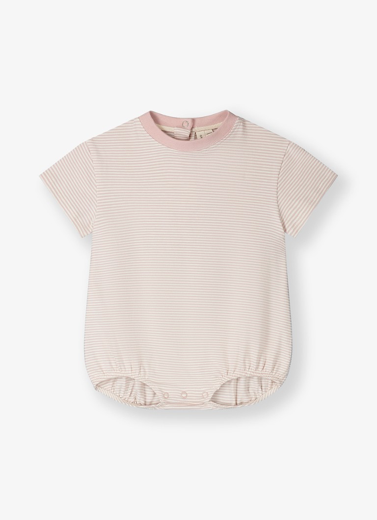 Gray Label Romper met ronde hals in de kleur Roze, maat: 3-6M=62