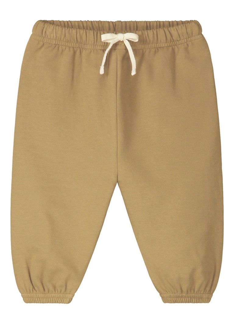 Gray Label Meisjes Tapered fit joggingbroek in katoenblend in de kleur Camel, maat: 9M-12M=74