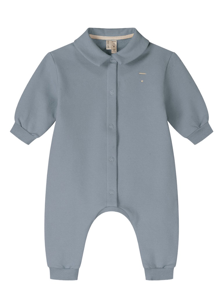 Gray Label Meisjes Babypak met kraag in de kleur Lichtgrijs, maat: 9M-12M=74