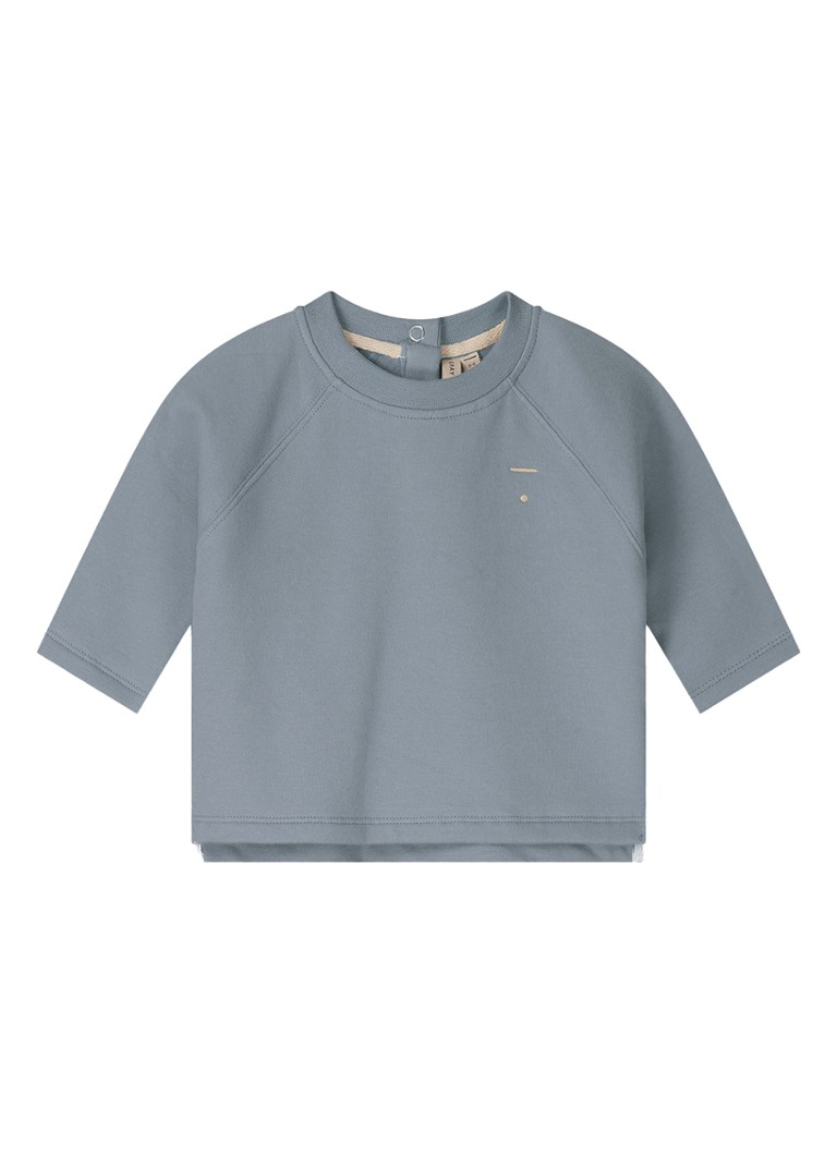 Gray Label Meisjes Sweater met ronde hals in de kleur Lichtgrijs, maat: 18M-24M=86