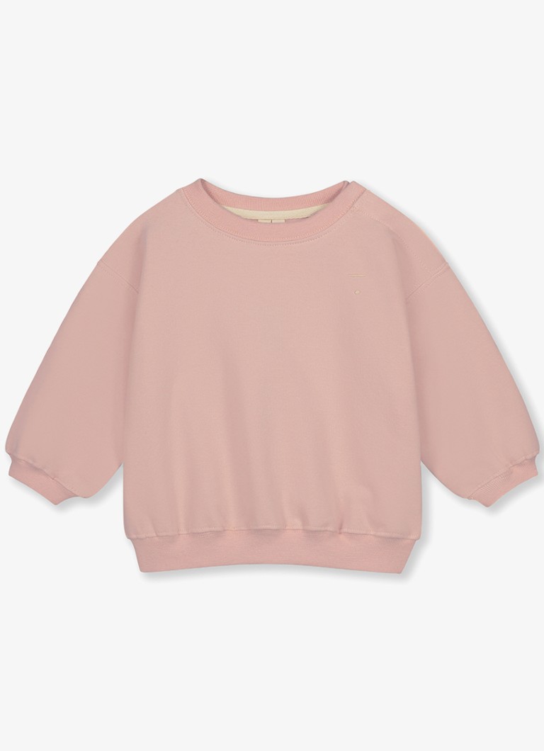 Gray Label Oversized sweater met ronde hals in de kleur Oudroze, maat: 18-24M