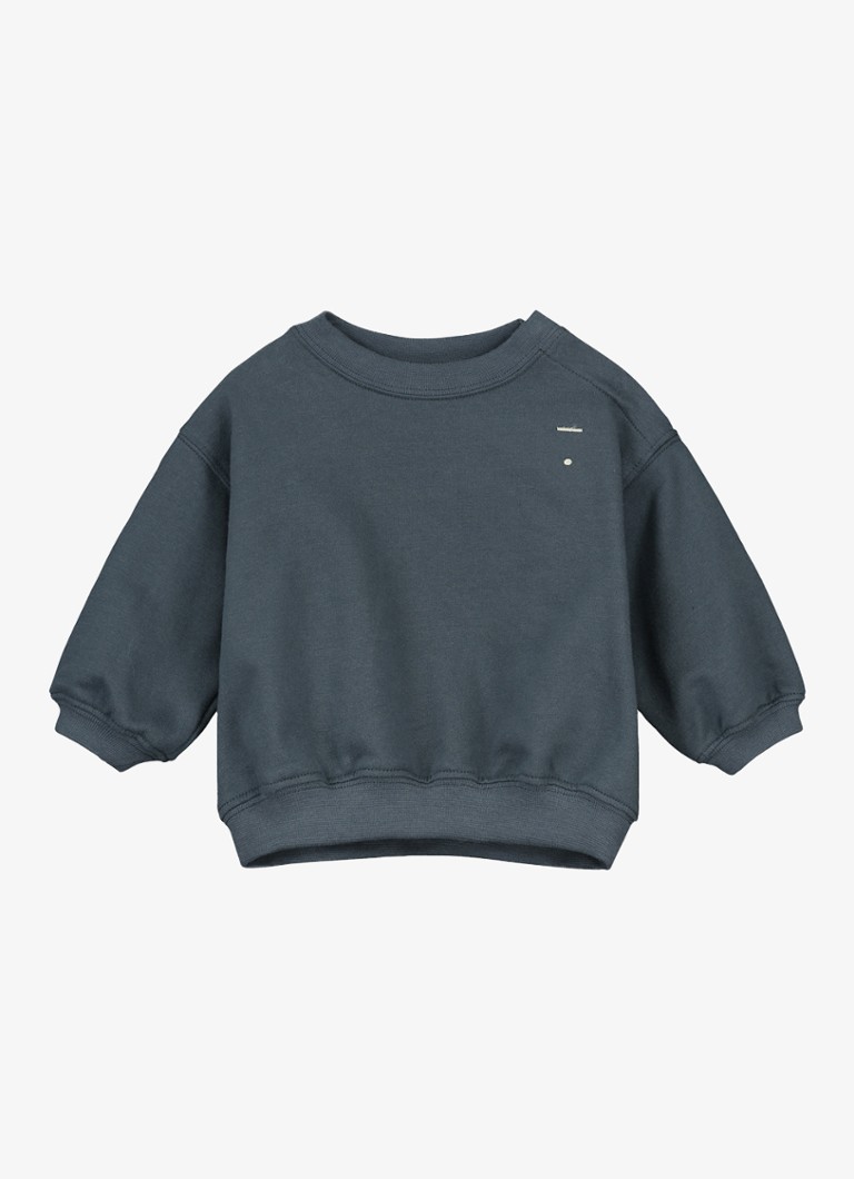 Gray Label Oversized sweater met ronde hals in de kleur Blauwgrijs, maat: 3-6M
