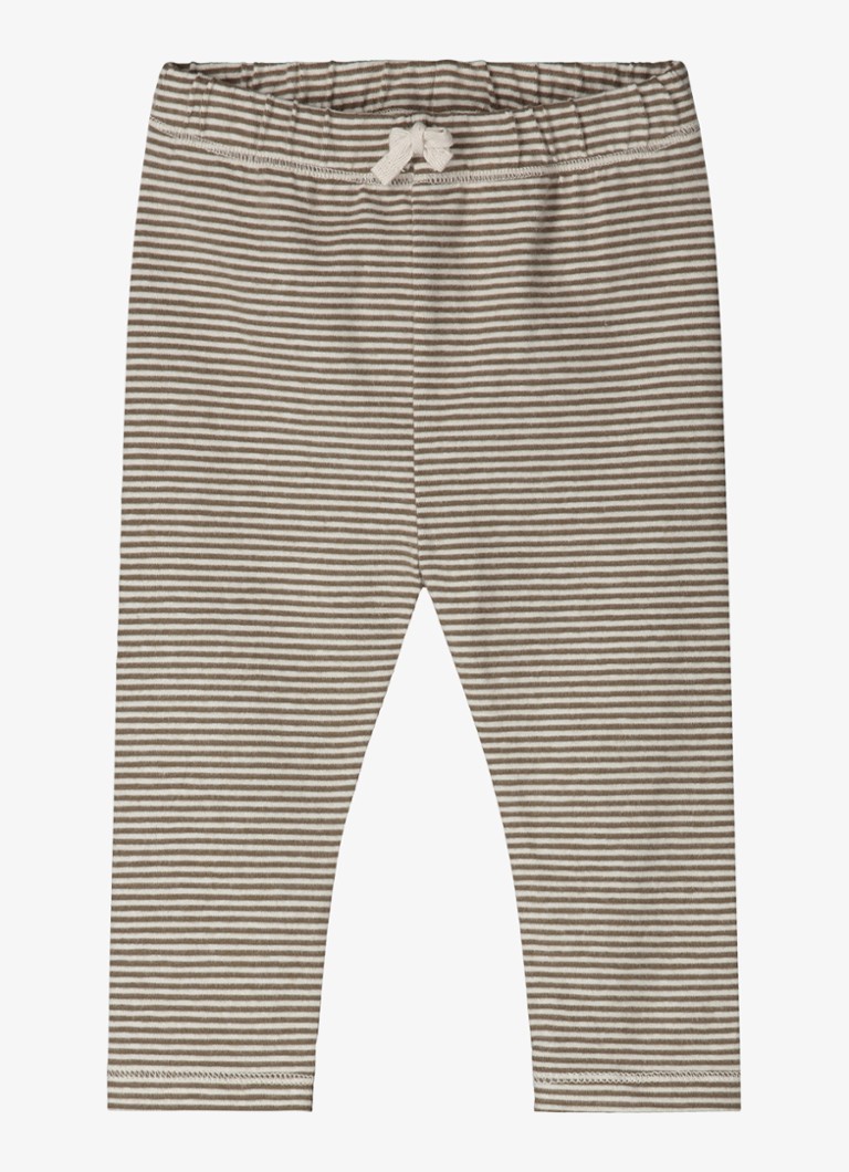 Gray Label Meisjes Legging met streepprint in de kleur Bruin, maat: 3-6M