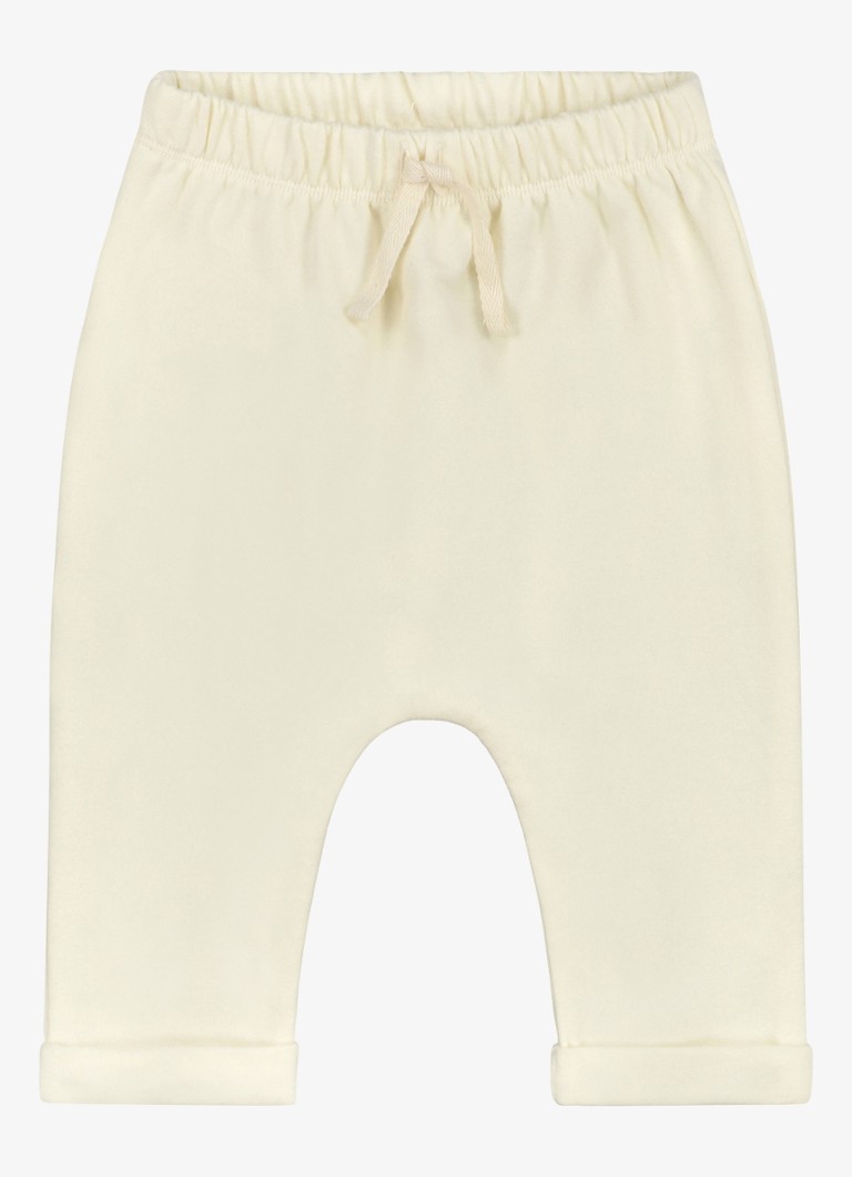 Gray Label Meisjes Tapered fit joggingbroek in de kleur Gebroken wit, maat: 6-9M