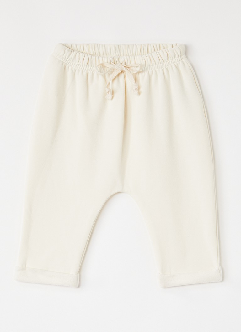 Gray Label Meisjes Tapered fit joggingbroek in de kleur Gebroken wit, maat: 3-6M