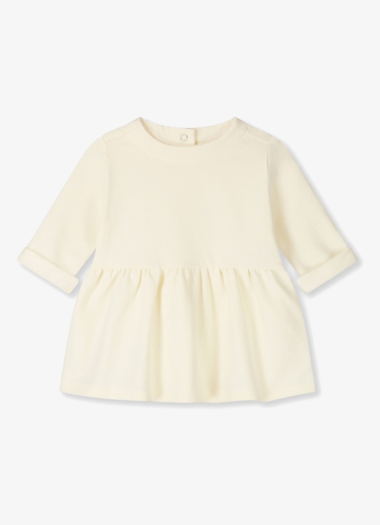 Gray Label Jurk in katoenblend in de kleur Gebroken wit, maat: 3-6M=62