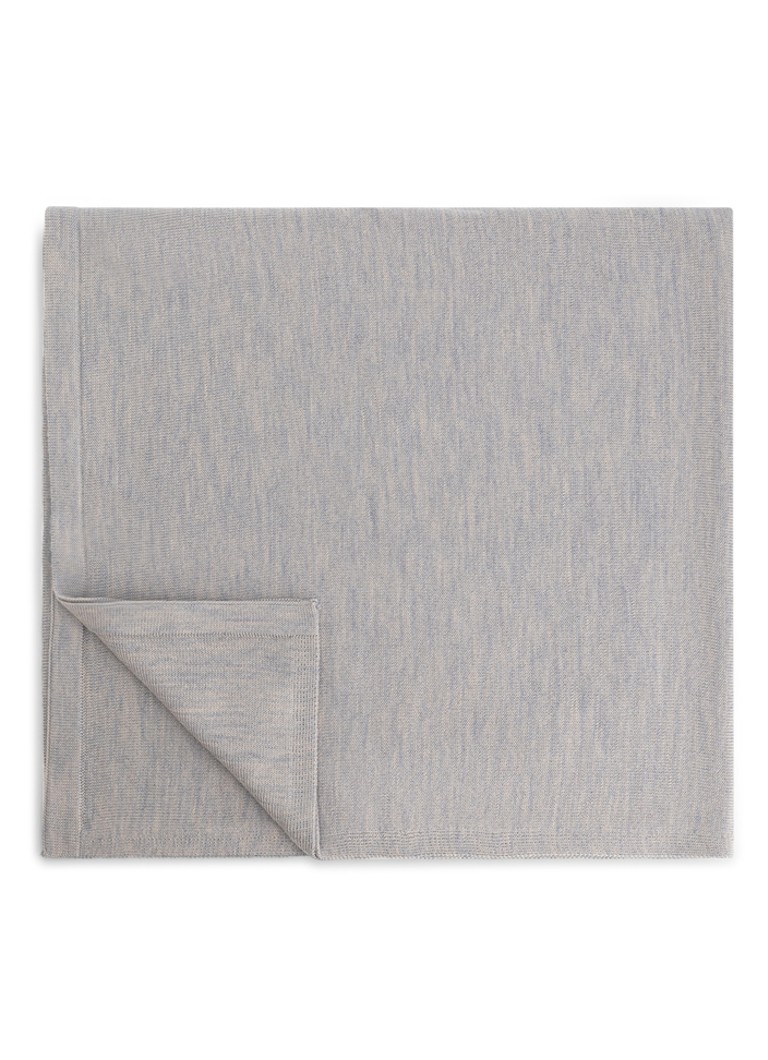 Gray Label Meisjes Fijngebreide deken van wol in de kleur Grijsmele, maat: OS=90