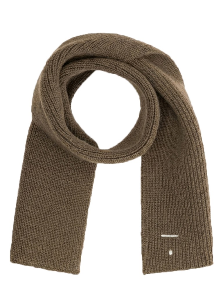 Gray Label Meisjes Grofgebreide sjaal van wol in de kleur Bruin, maat: OS=90