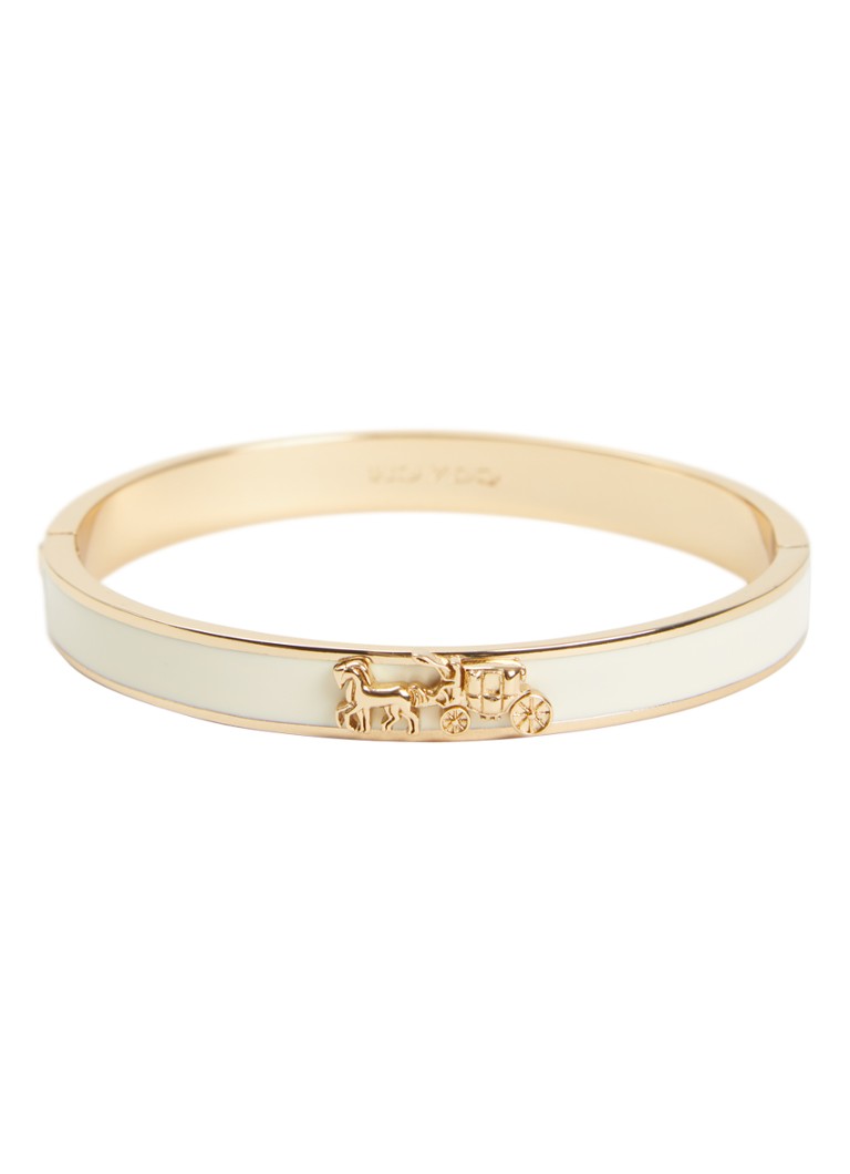 Coach Dames Bangle in de kleur Wit, maat: NO SIZE