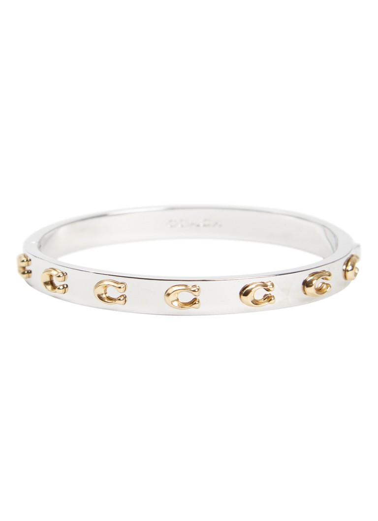 Coach Dames Bangle met logo in de kleur Zilver, maat: NO SIZE