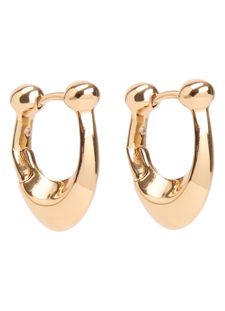Coach Dames Oorringen met logo in de kleur Goud, maat: NO SIZE