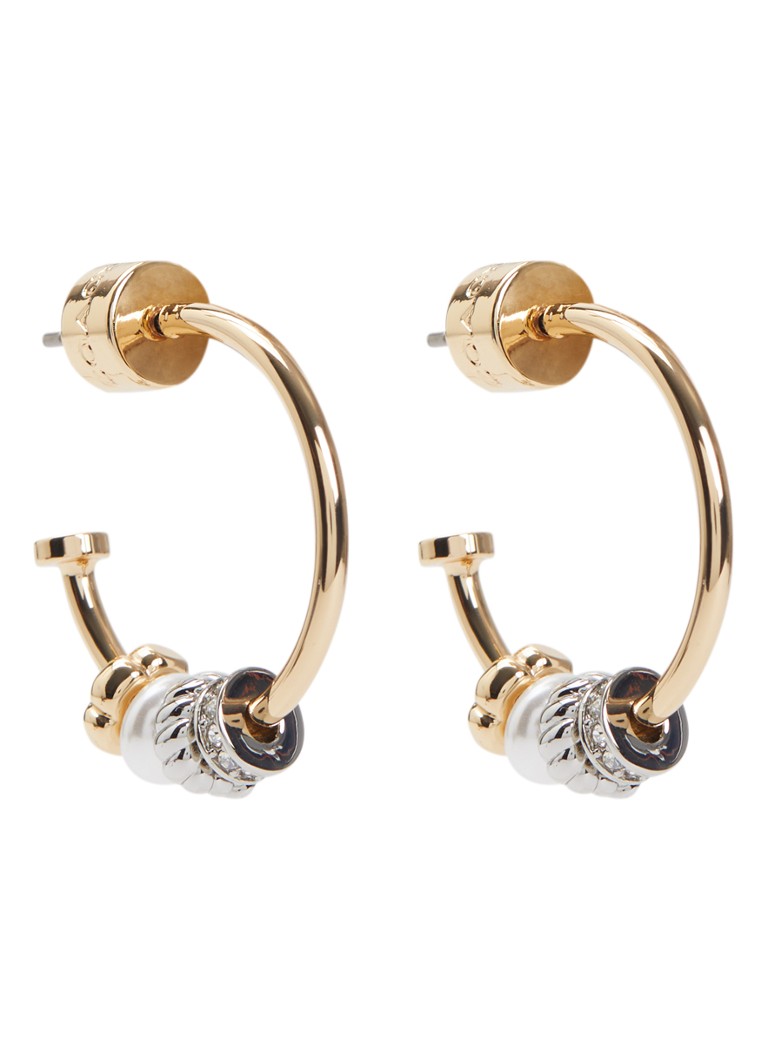 Coach Dames Rondelle oorstekers met kristal in de kleur Goud, maat: NO SIZE