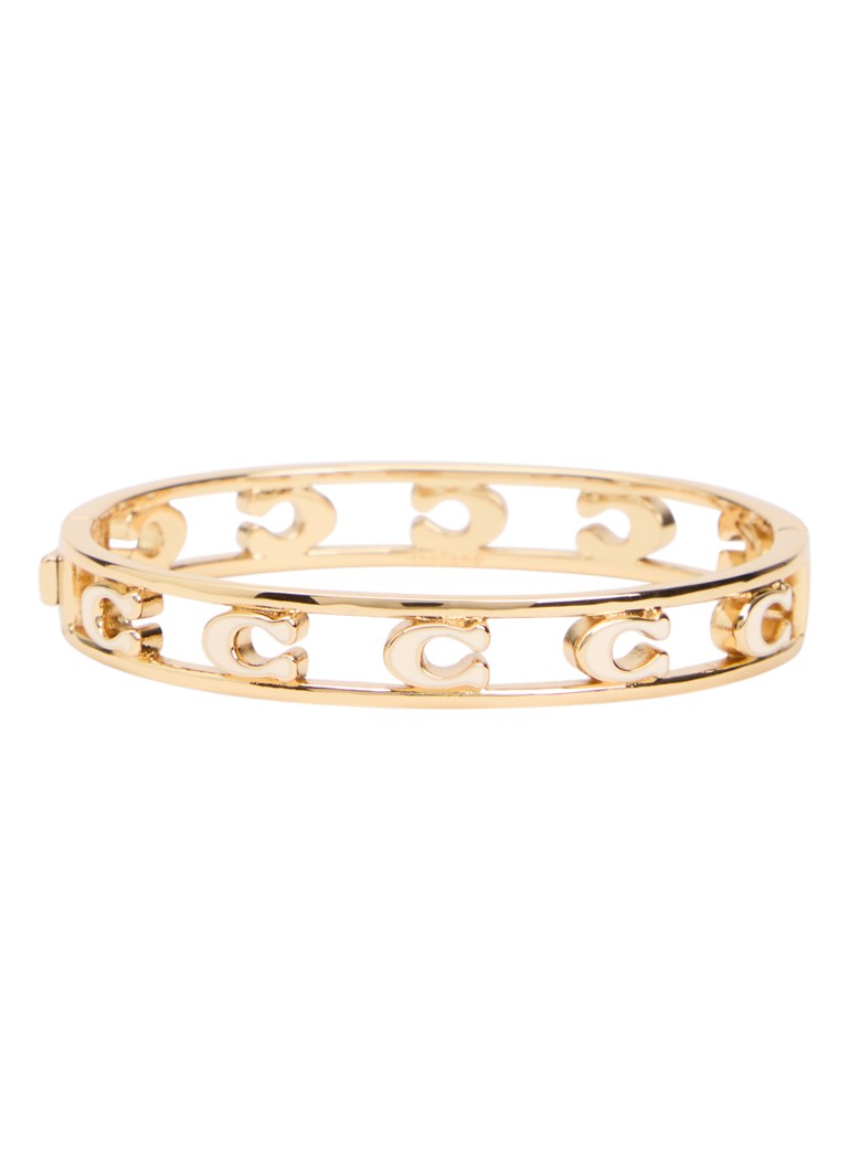 Coach Dames Open C Hinged bangle in de kleur Goud, maat: OS