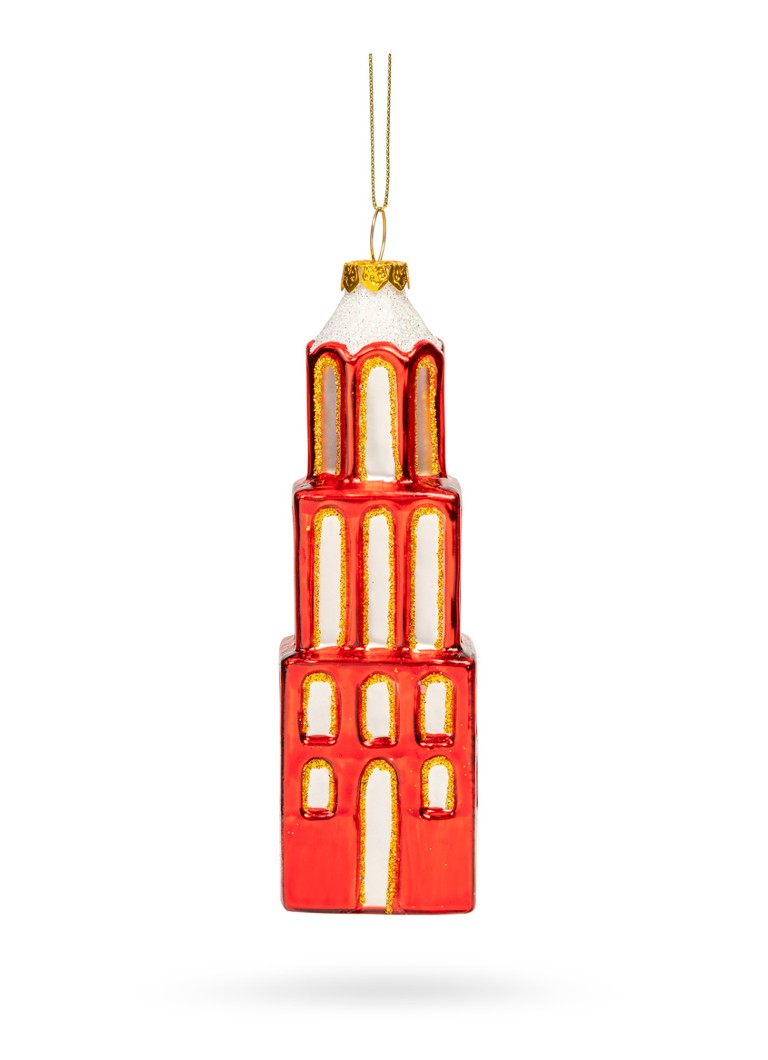 De Ballen Uit Domtoren kersthanger 13,6 cm Rood - Deal