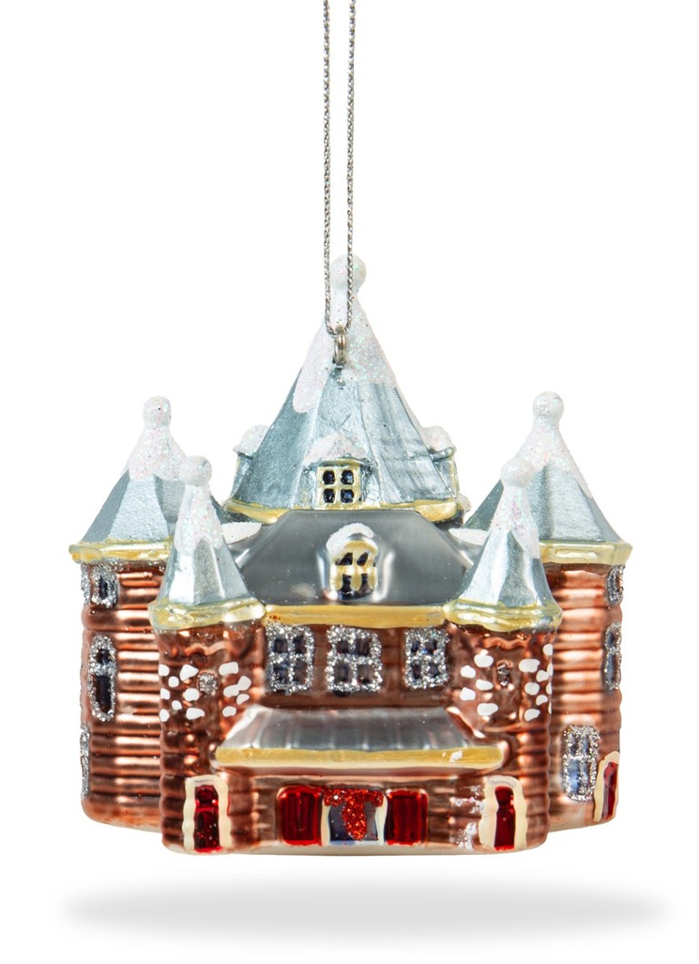 De Ballen Uit De Waag kersthanger 6 cm Bruin - Deal