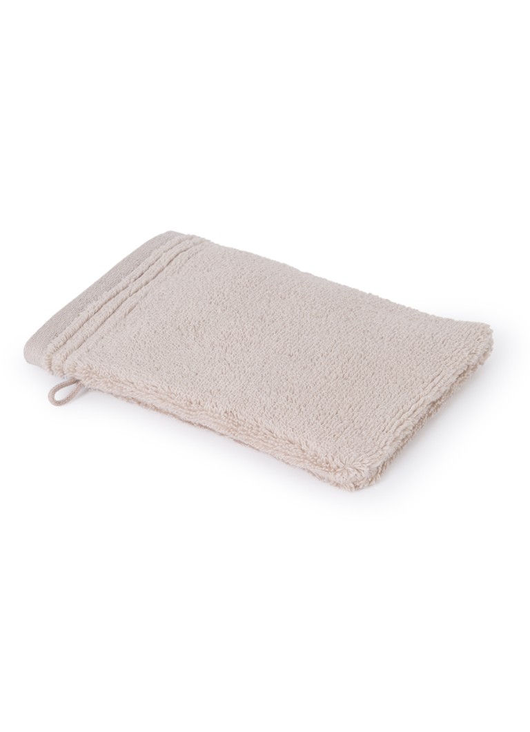 Olivier Desforges Alizee washand - 885 gr/m2 - 15 x 21 cm Taupe - Deal