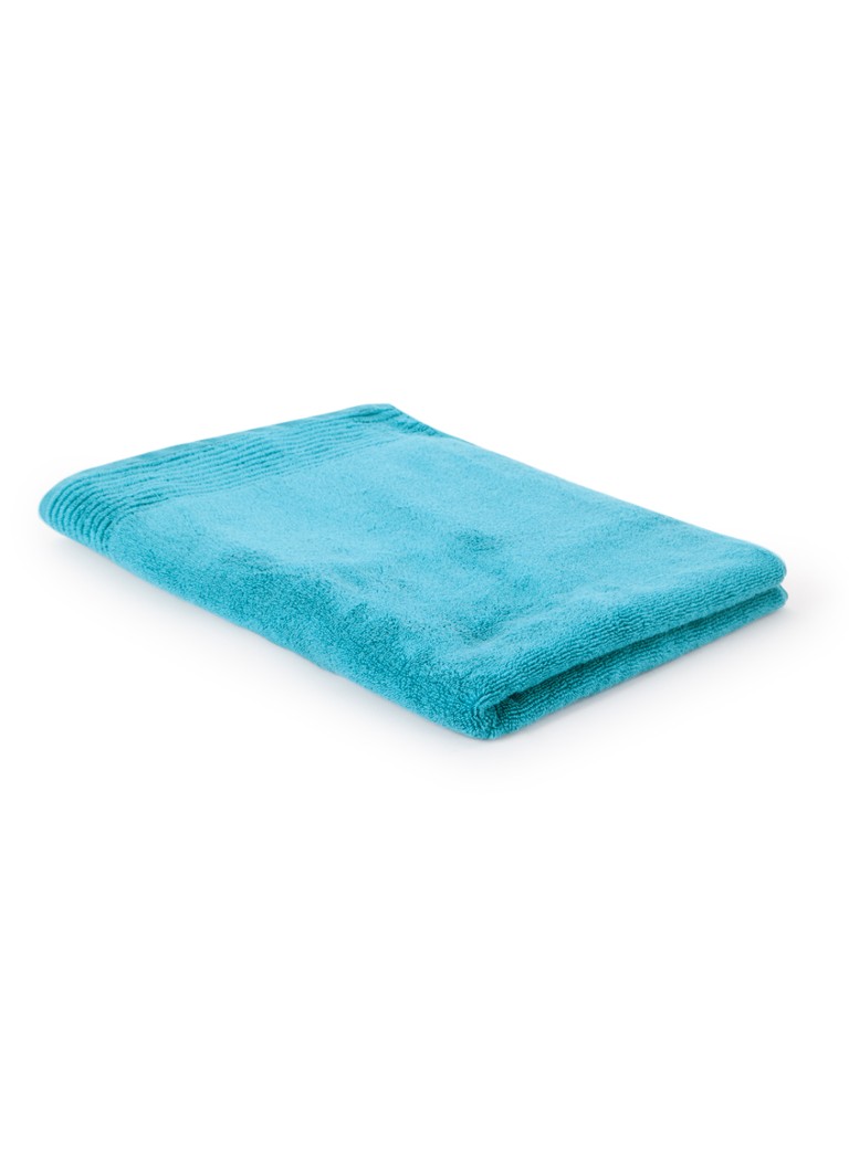 Olivier Desforges Alizee badlaken van katoen 450 gr/m2 - 70 x 140 cm Aquablauw - Deal