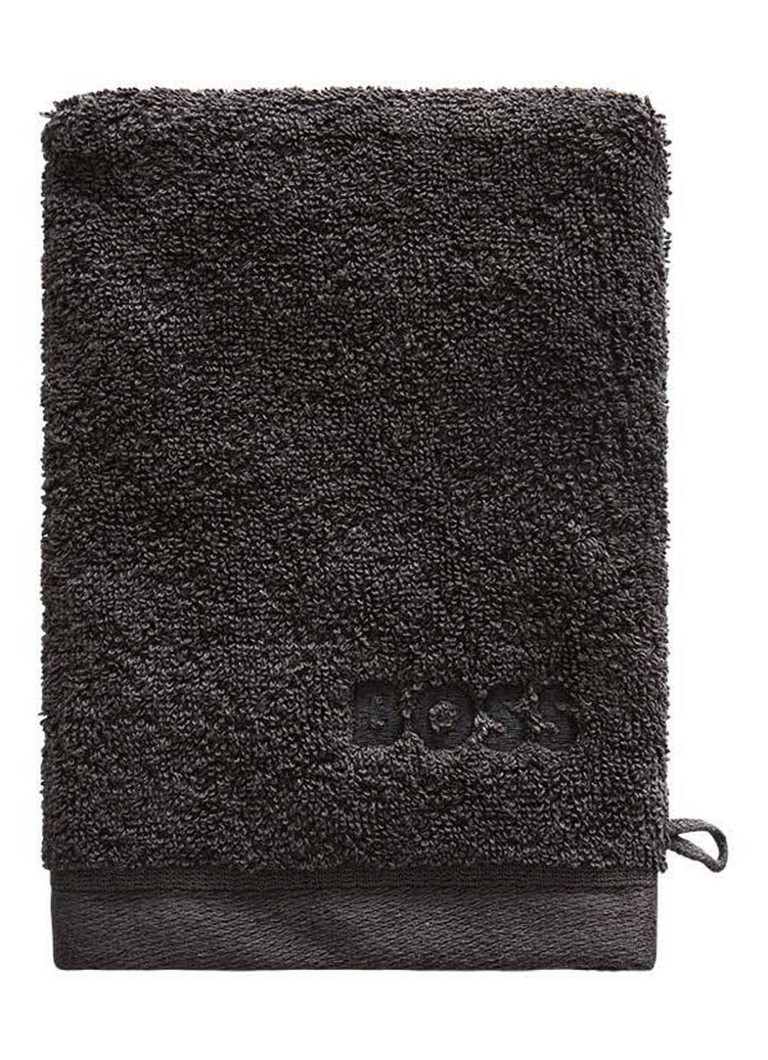 BOSS Loft washand - 700g/m² - 15 x 21 cm Zwart - Deal