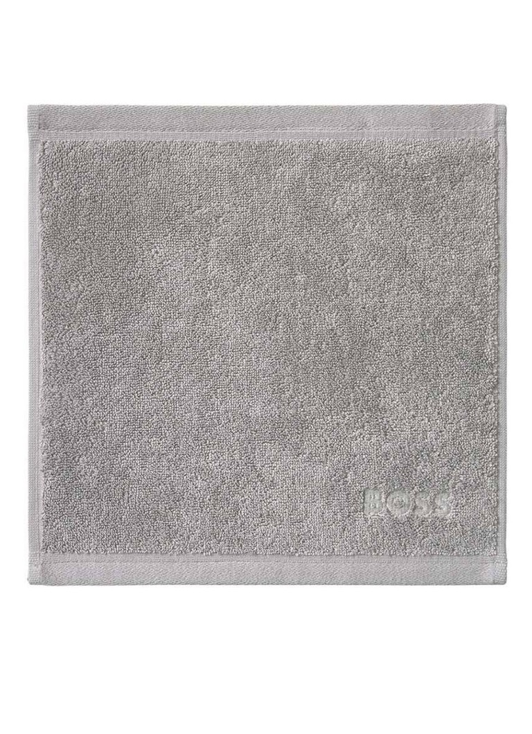 BOSS Loft gastendoek - 700g/m² - 30 x 30 cm Zilver - Deal