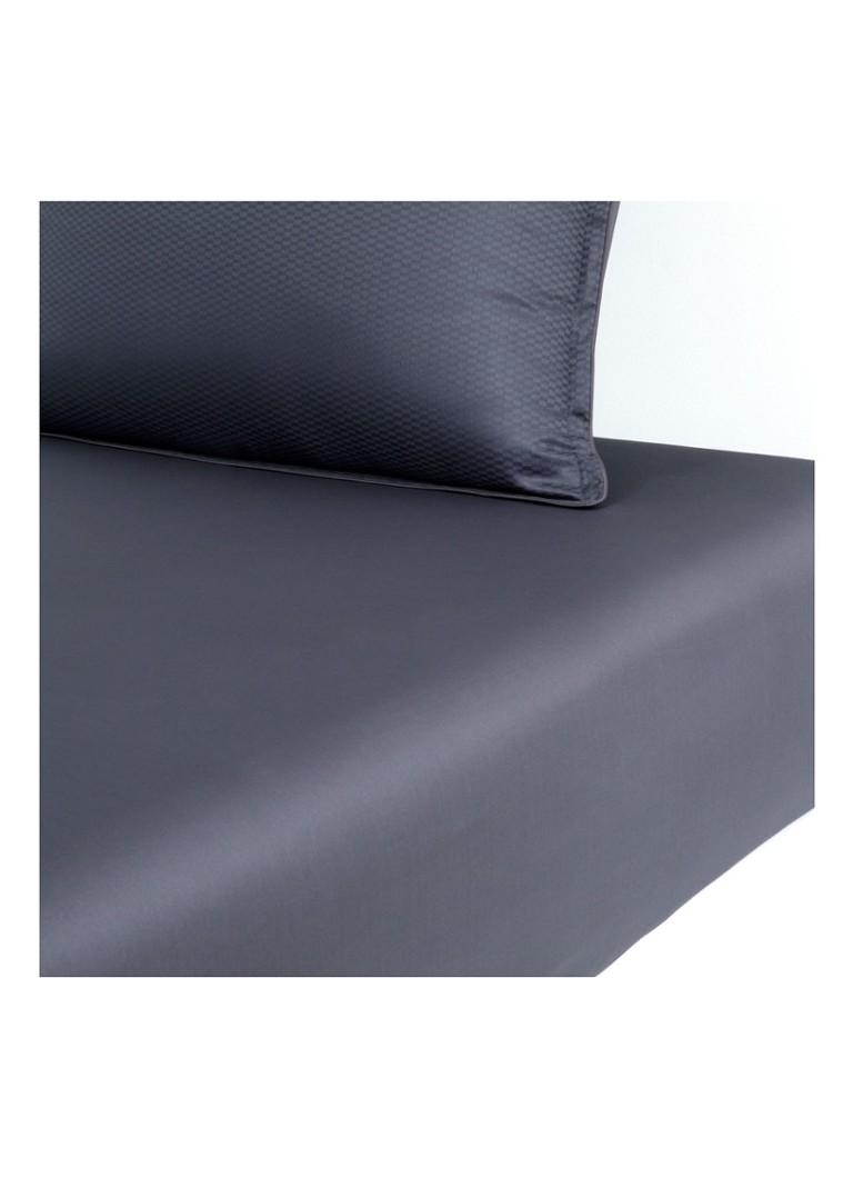 BOSS Loft hoeslaken van katoensatijn 120TC, hoekhoogte 30 cm Zwart - Deal