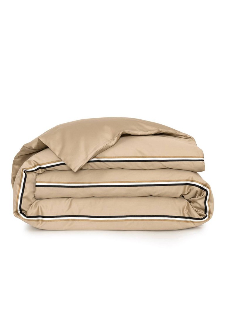 BOSS Linea dekbedovertrek van satijn 90TC - exclusief kussensloop Beige - Deal