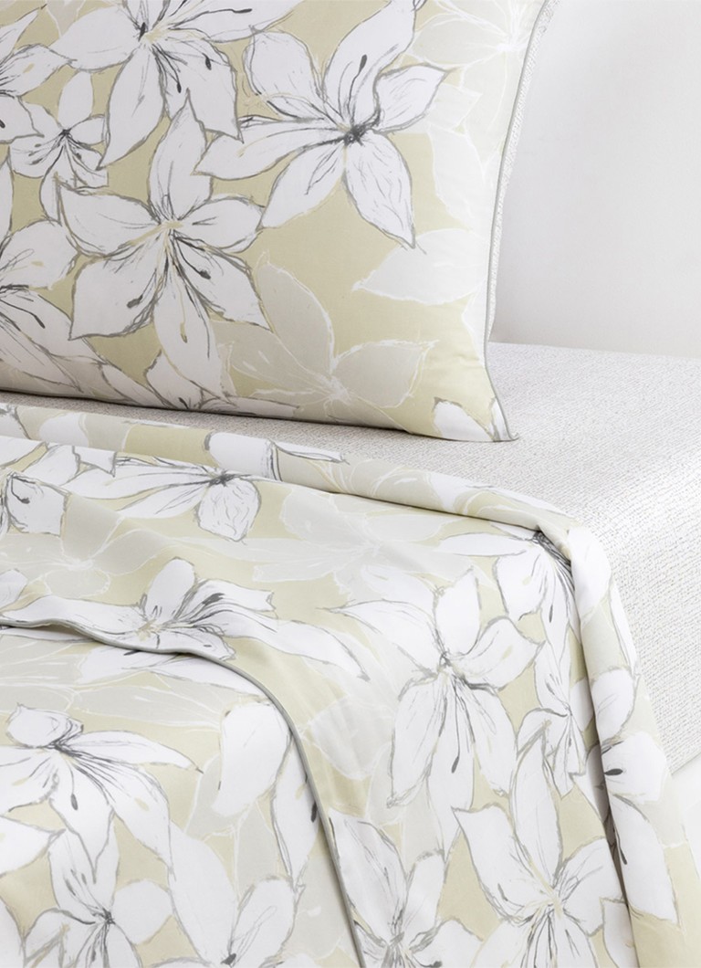 BOSS Jadeite laken van katoen Creme - Deal