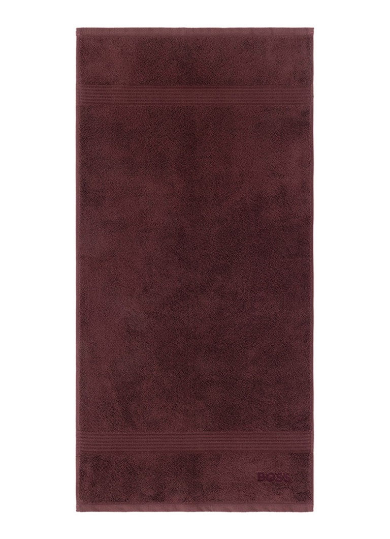 BOSS Loft badhanddoek - 700g/m² - 50 x 100 cm Donkerbruin