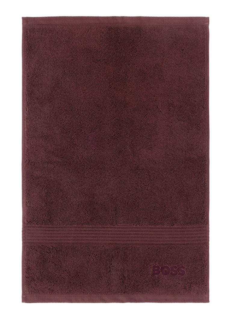 BOSS Loft gastendoek - 700g/m² - 40 x 60 cm Donkerbruin - Deal