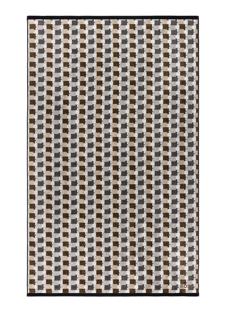 BOSS Lucio badlaken - 90 x 150 cm Beige - Deal