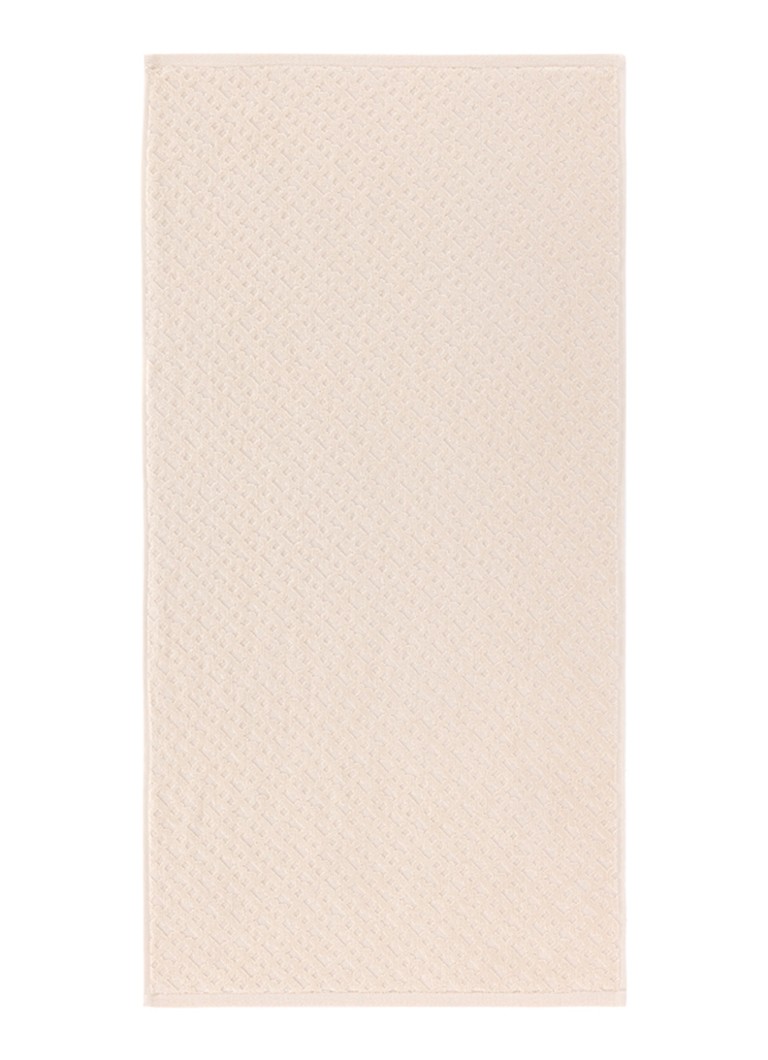 BOSS Frontrow badhanddoek - 50 x 100 cm Creme - Deal