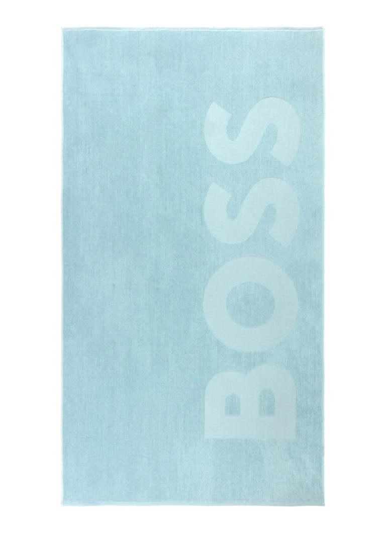 BOSS Zuma strandlaken - 420g/m² - 100 x 180 cm Lichtblauw - Deal