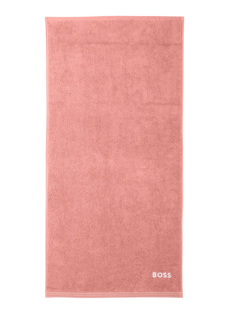 BOSS Edge badhanddoek 50 x 100 cm Zalmroze