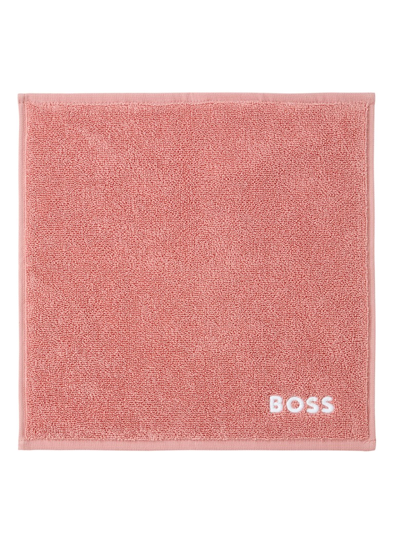 BOSS Edge gastendoek - 30 x 30 cm Zalmroze - Deal