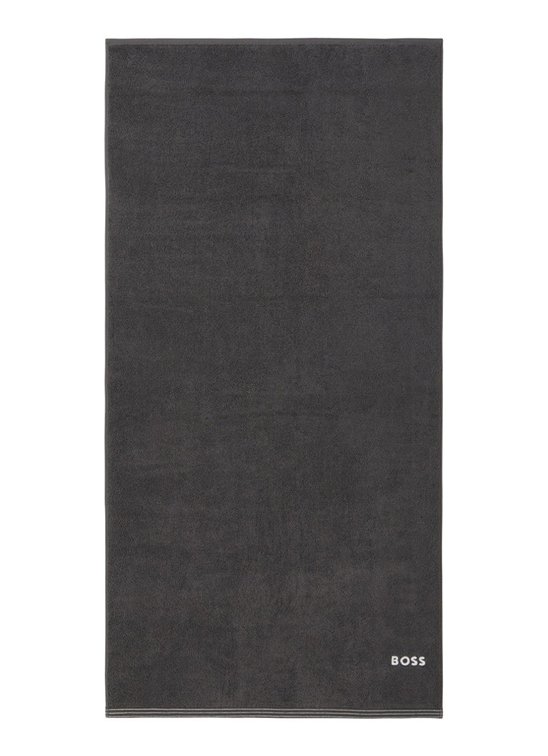BOSS Edge badhanddoek - 70 x 140 cm Donkergrijs