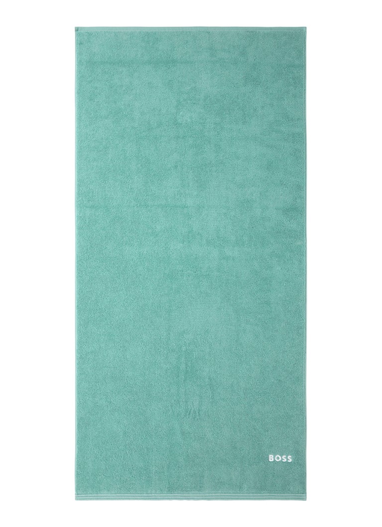 BOSS Edge badhanddoek - 70 x 140 cm Zeegroen - Deal