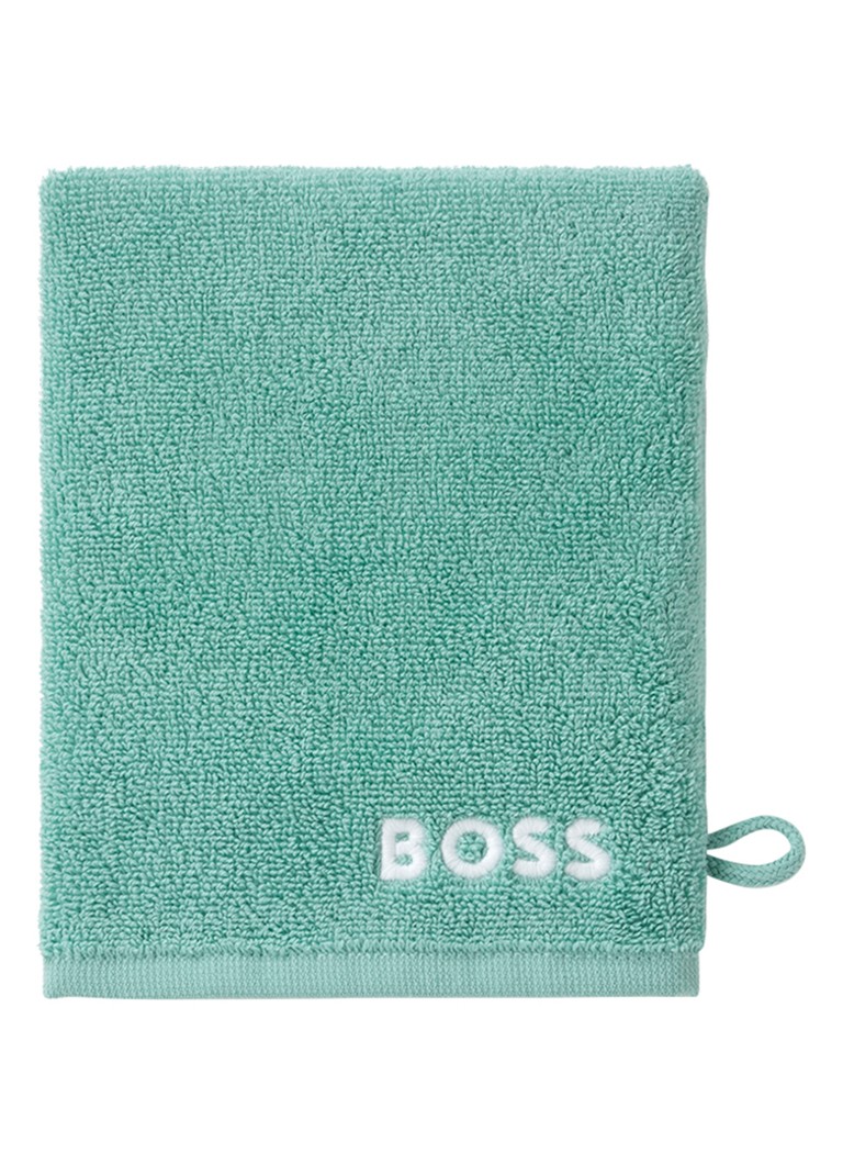 BOSS Edge washand - 15 x 21 cm Zeegroen - Deal