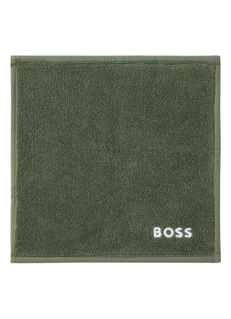 BOSS Edge gastendoek - 30 x 30 cm Mosgroen - Deal