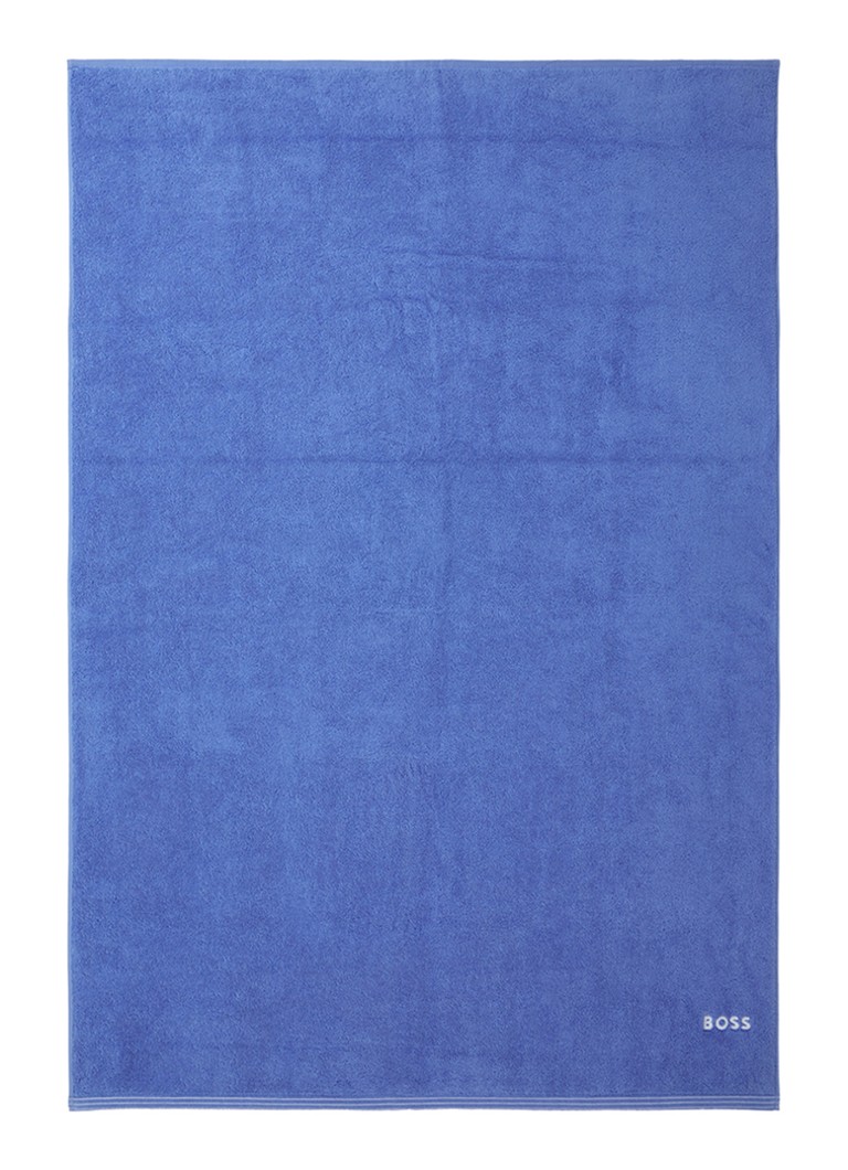 BOSS Edge badlaken - 100 x 150 cm Blauw